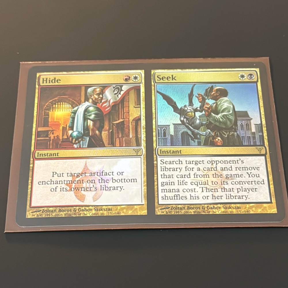 MTG Magic the Gathering Foil Hide // Seek- Dissension